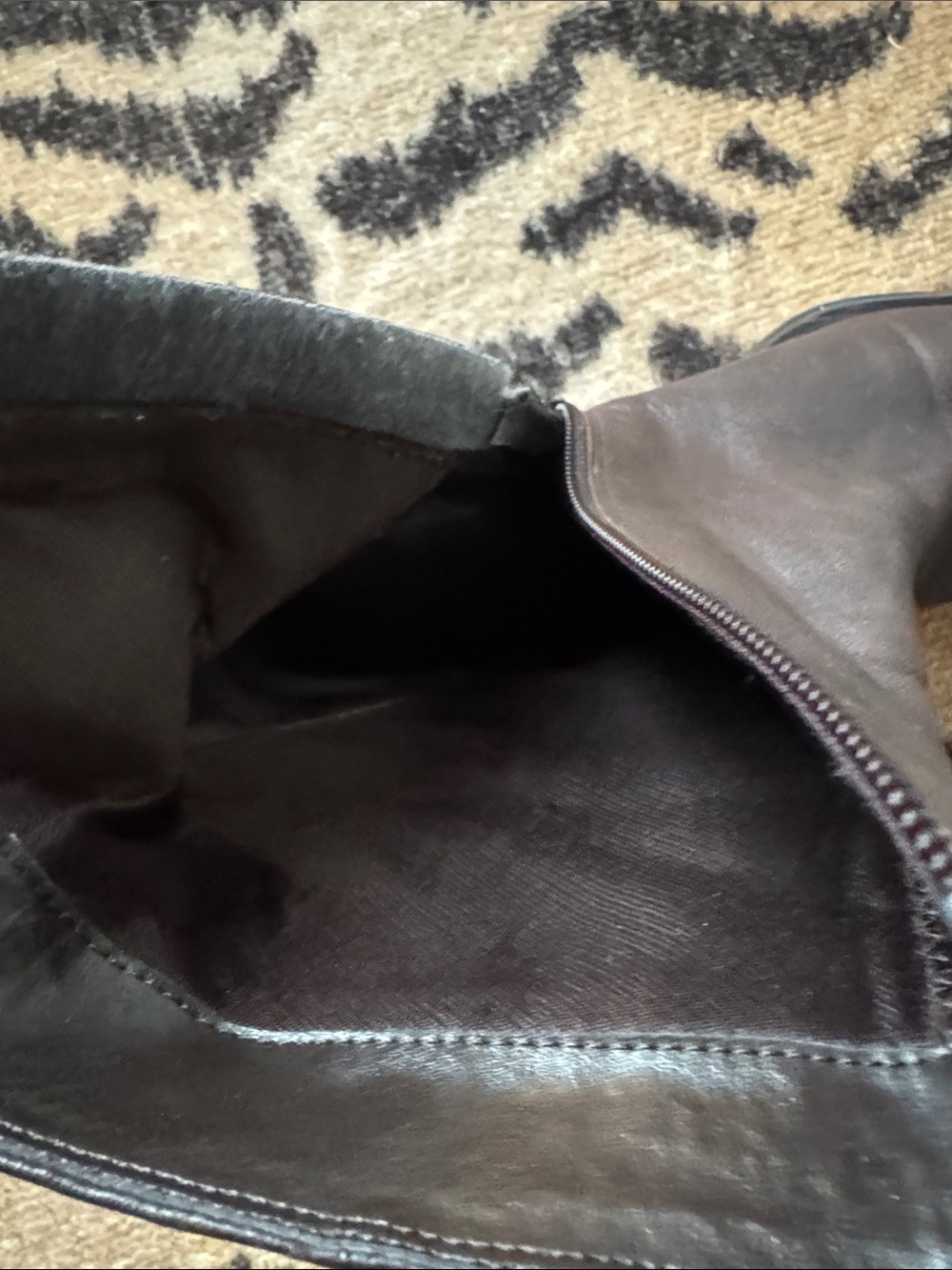 REAL Leather Block Heel Ankle Boots - Picture 9 of 9